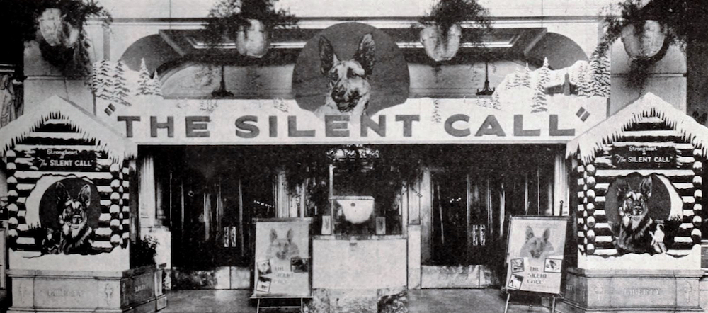 canine film star Strongheart in Silent Call